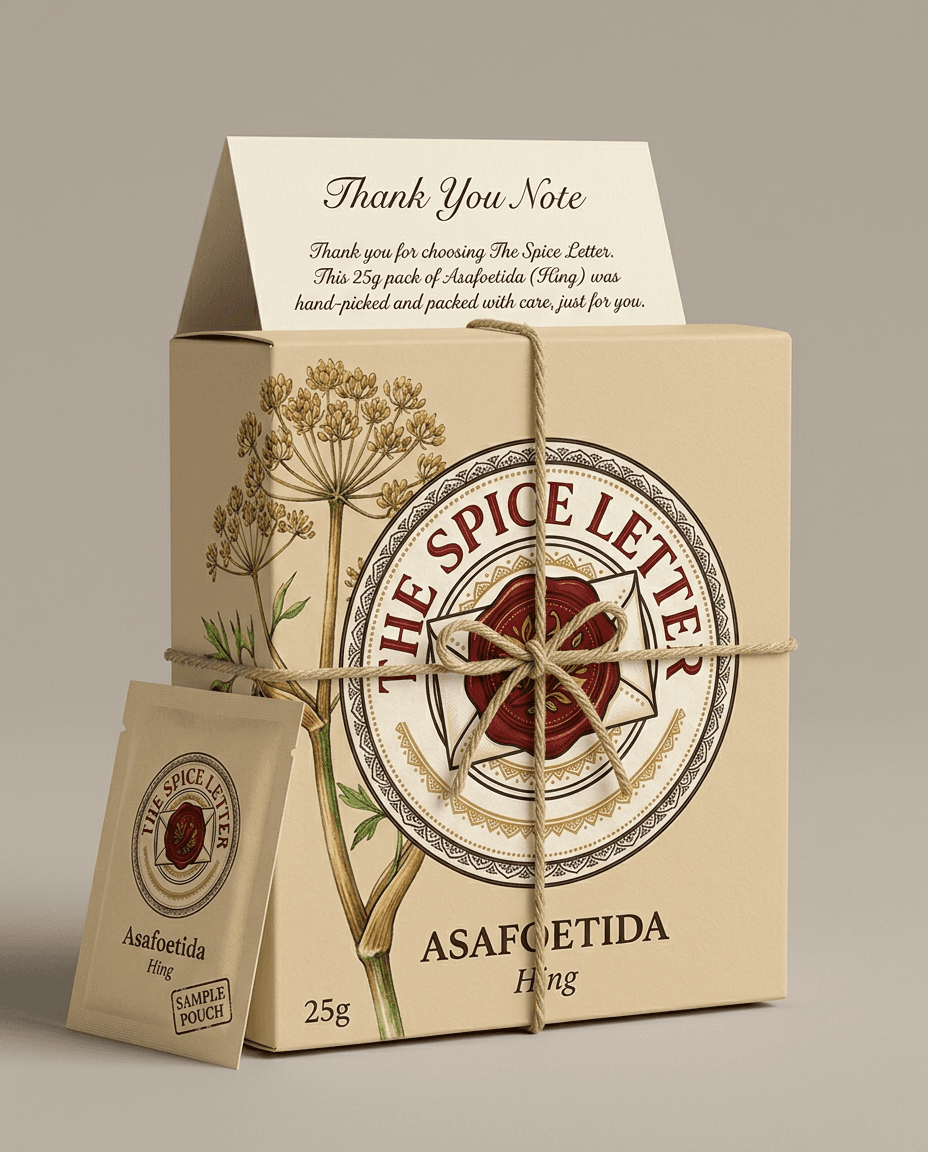 Asafoetida packaging