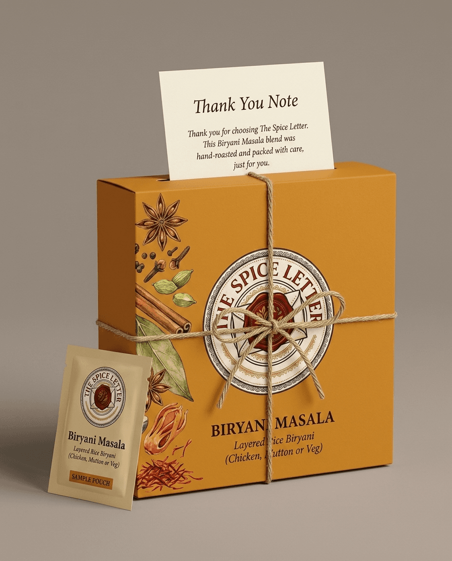 Biryani Masala packaging
