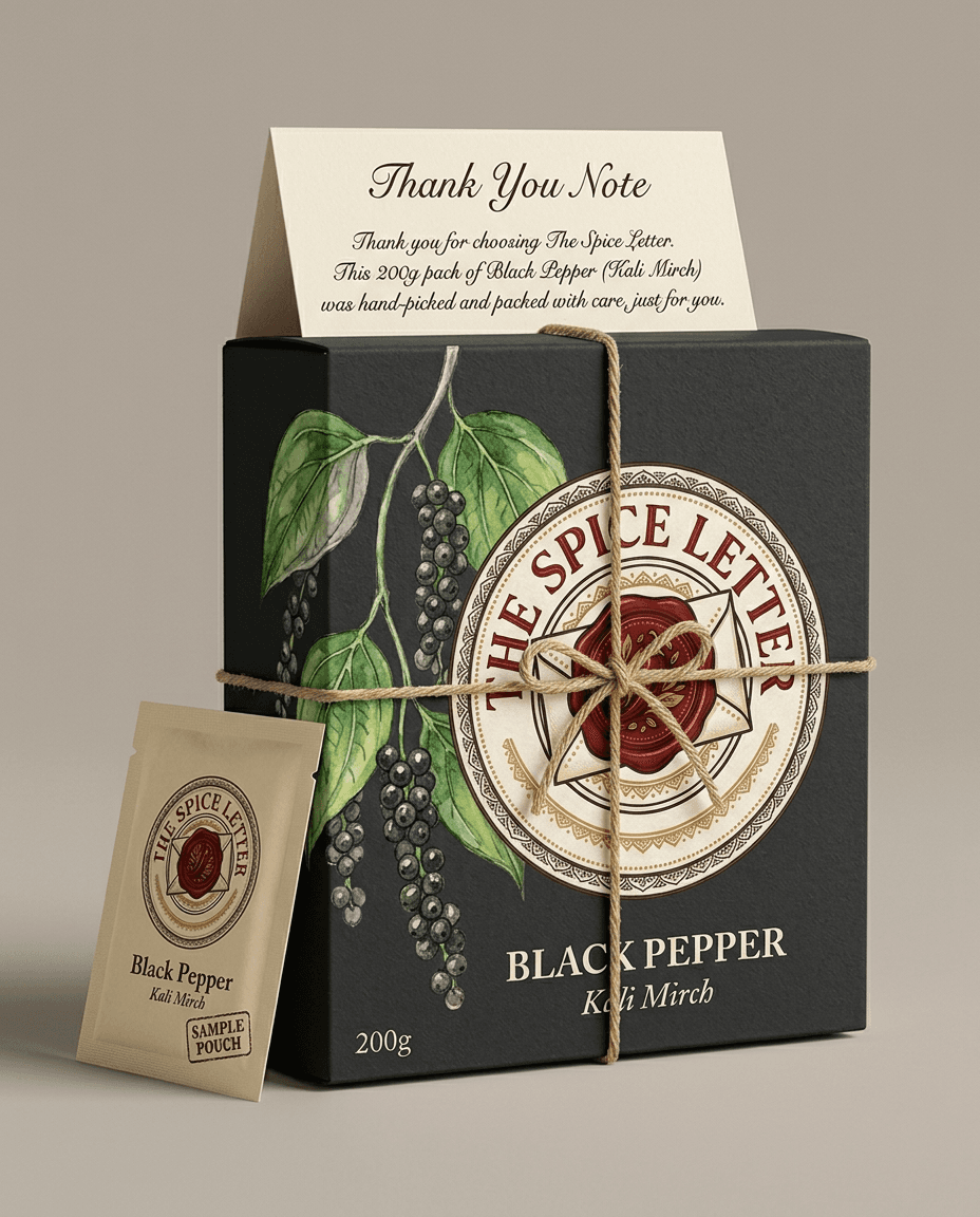 Black Pepper packaging
