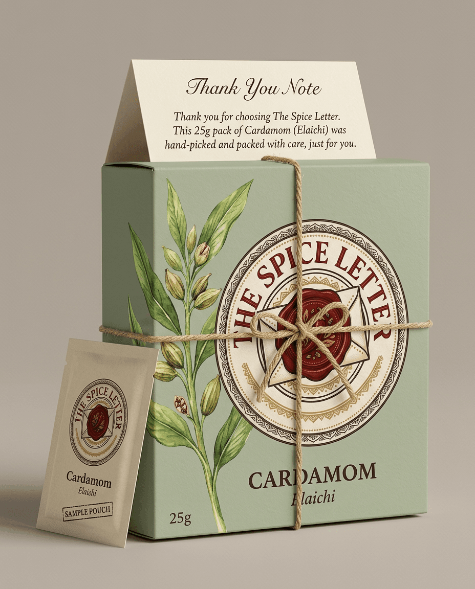 Cardamom packaging
