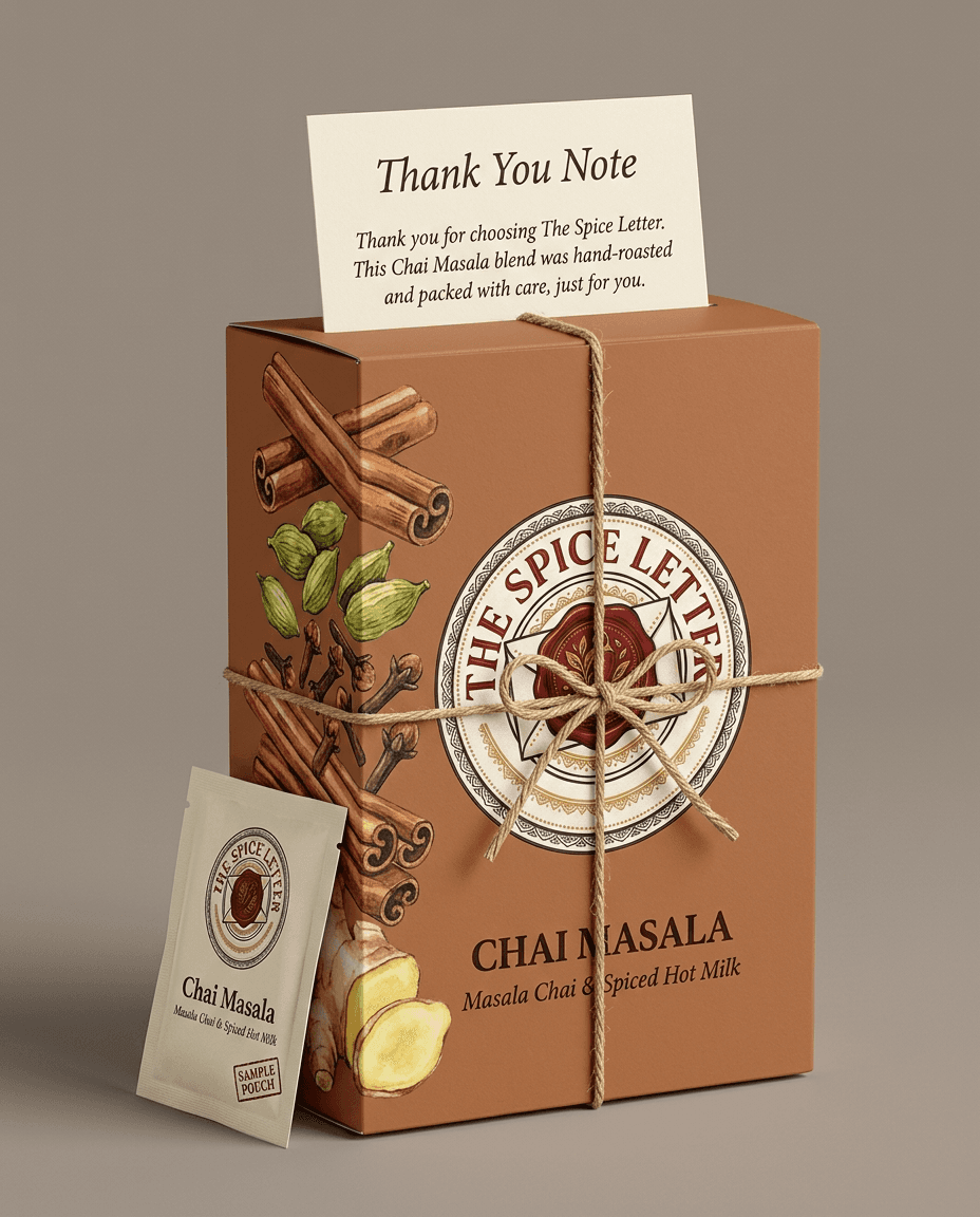 Chai Masala packaging