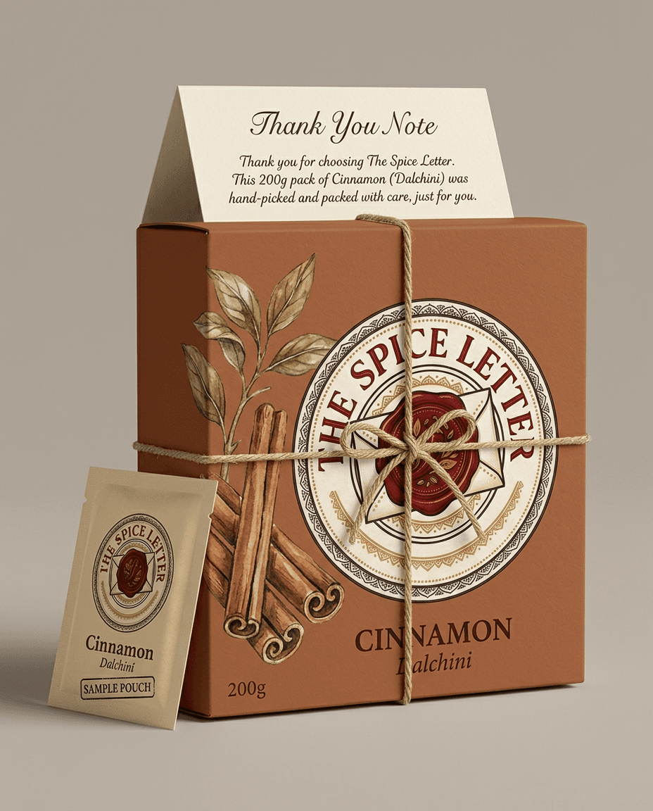 Cinnamon packaging