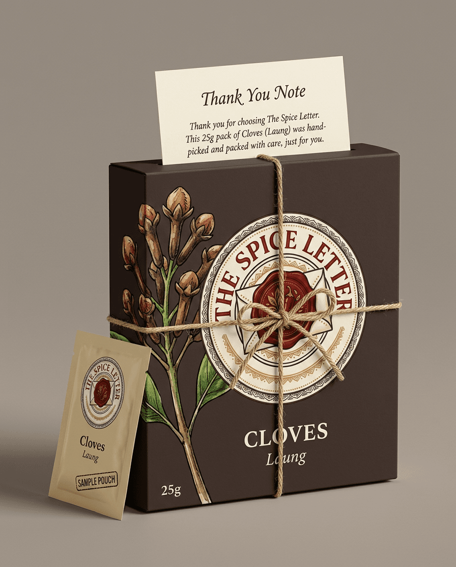 Cloves packaging