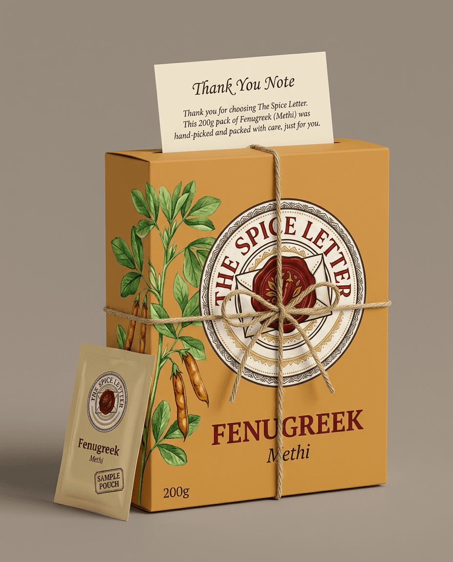 Fenugreek packaging