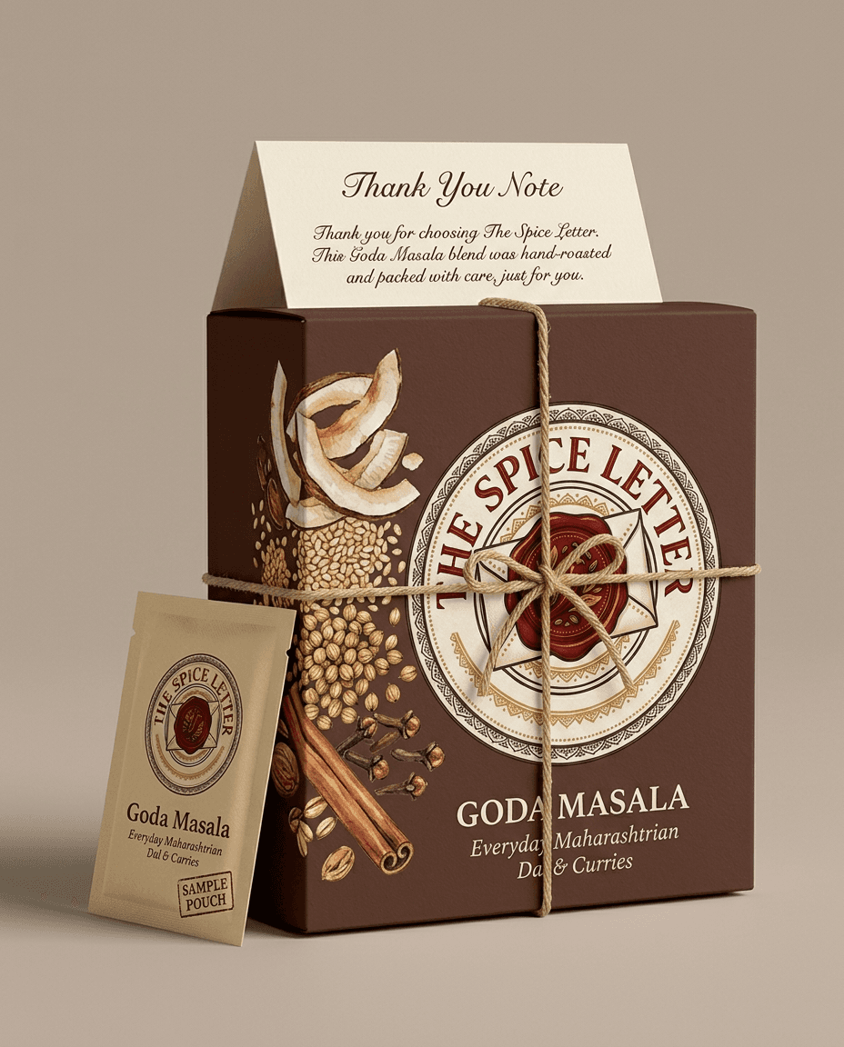 Goda Masala packaging