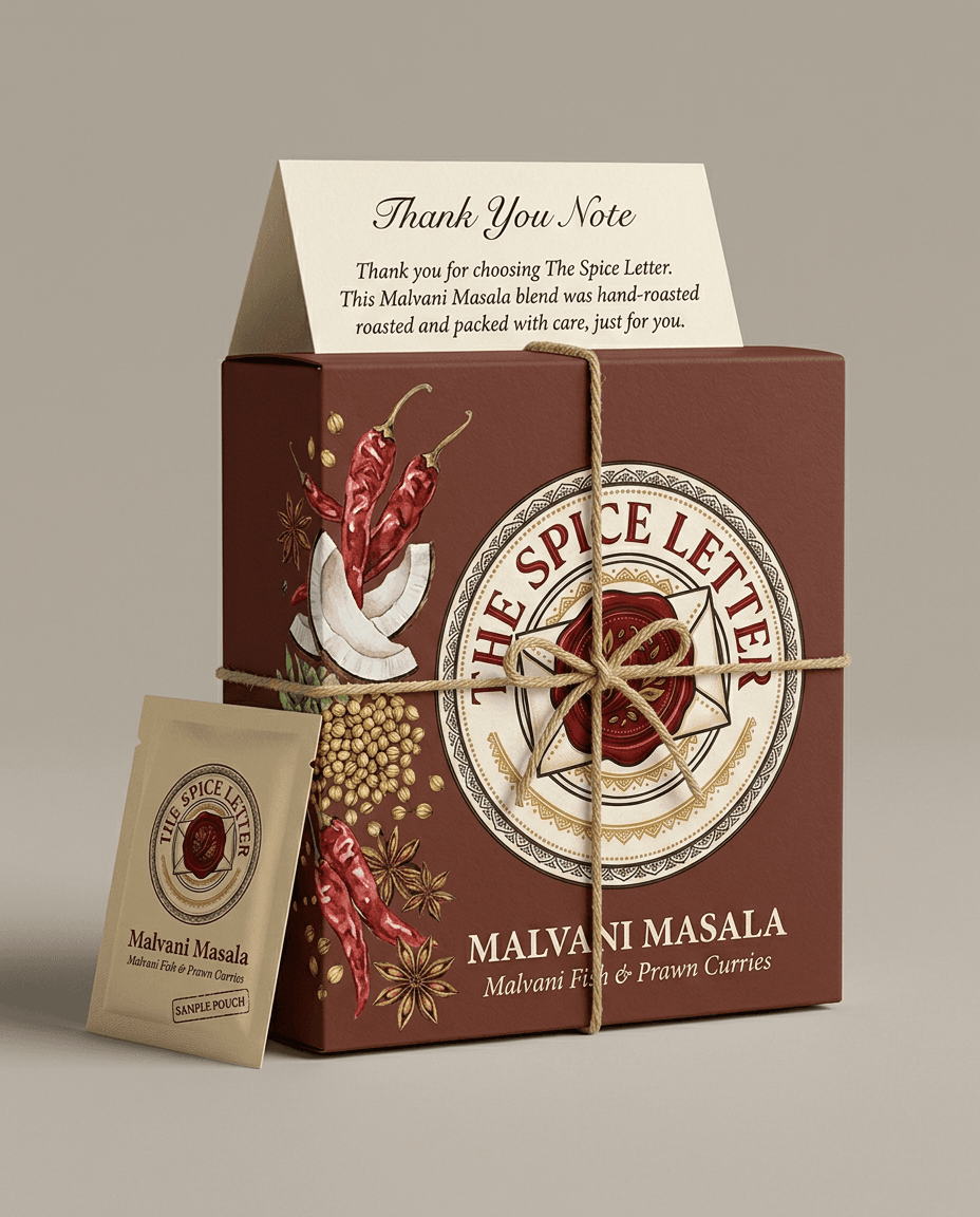 Malvani Masala packaging