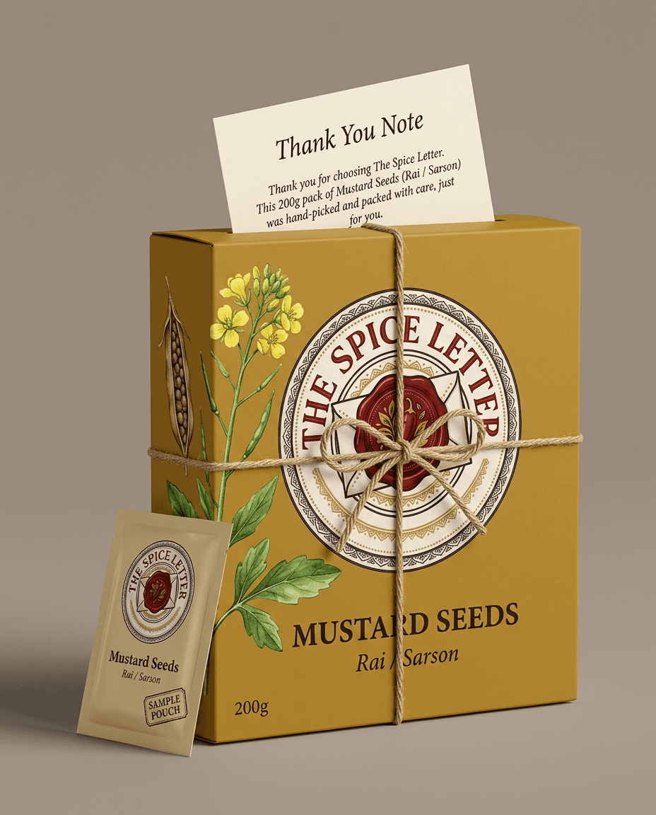 Mustard Seeds packaging