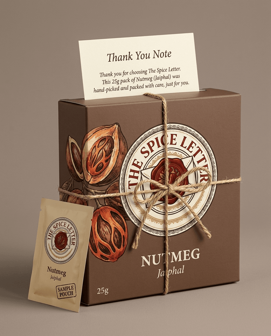 Nutmeg packaging