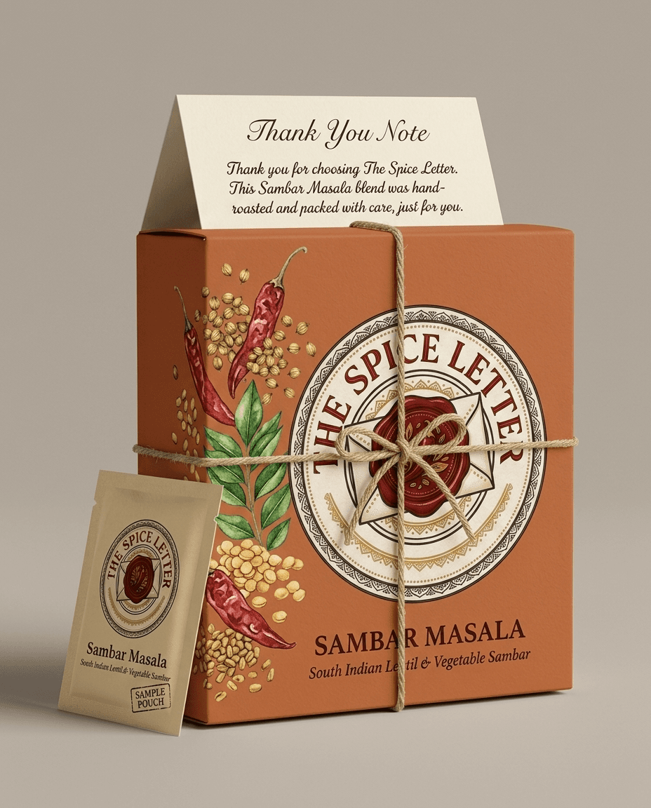 Sambar Powder packaging