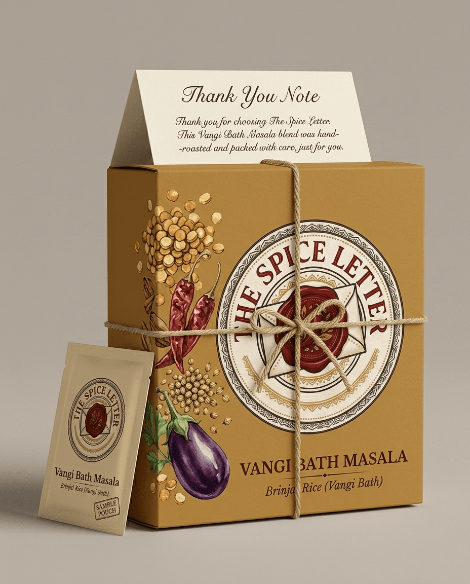 Vangi Bath Masala packaging